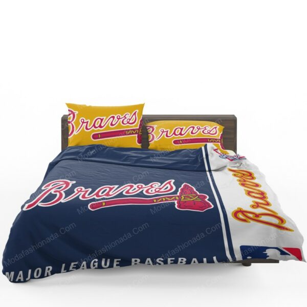 Atlanta Braves Mlb Baseball National League Sport 1 Logo Type 1558 Bedding Sets Sporty Bedroom Home Decor