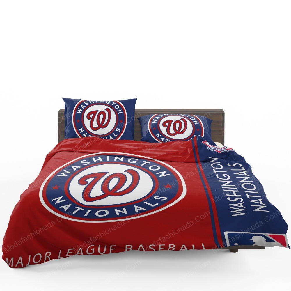 Washington Nationals Mlb Baseball National League Sport 1 Logo Type 1574 Bedding Sets Sporty Bedroom Home Decor