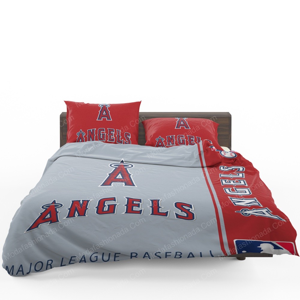 Los Angeles Angels Mlb Baseball American League Sport 1 Logo Type 1575 Bedding Sets Sporty Bedroom Home Decor