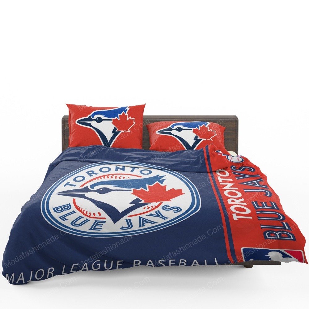 Toronto Blue Jays Mlb Baseball American League Sport 1 Logo Type 1584 Bedding Sets Sporty Bedroom Home Decor