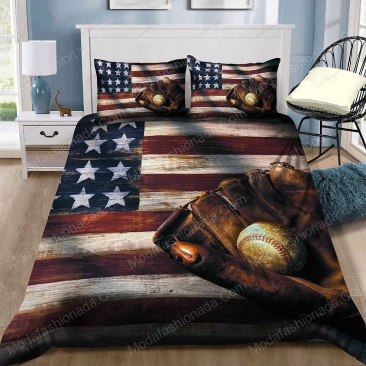 Vintage Baseball Sport 6 Logo Type 1607 Bedding Sets Sporty Bedroom Home Decor