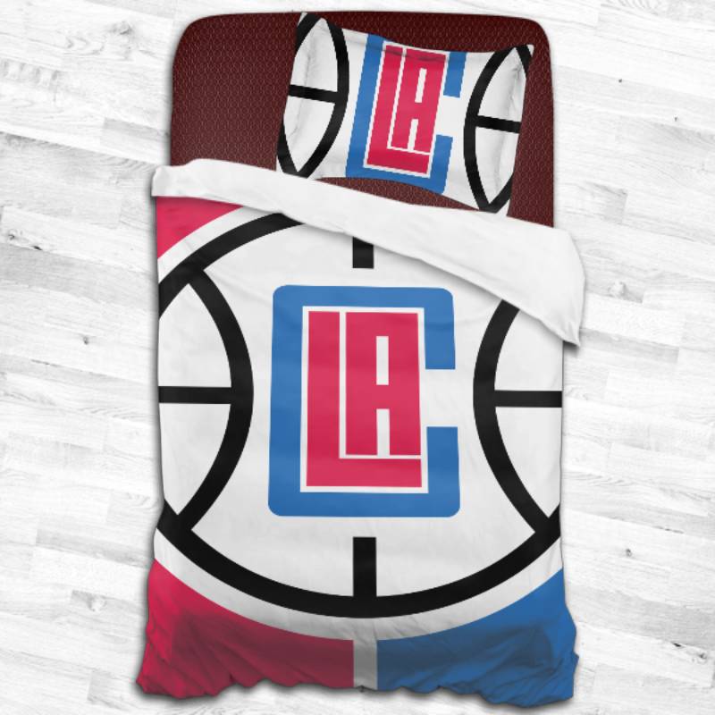 La Clippers Logo Type 1629 Bedding Sets Sporty Bedroom Home Decor