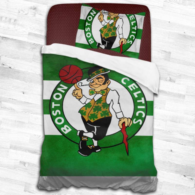 Nba Boston Celtics Logo Type 1630 Bedding Sets Sporty Bedroom Home Decor