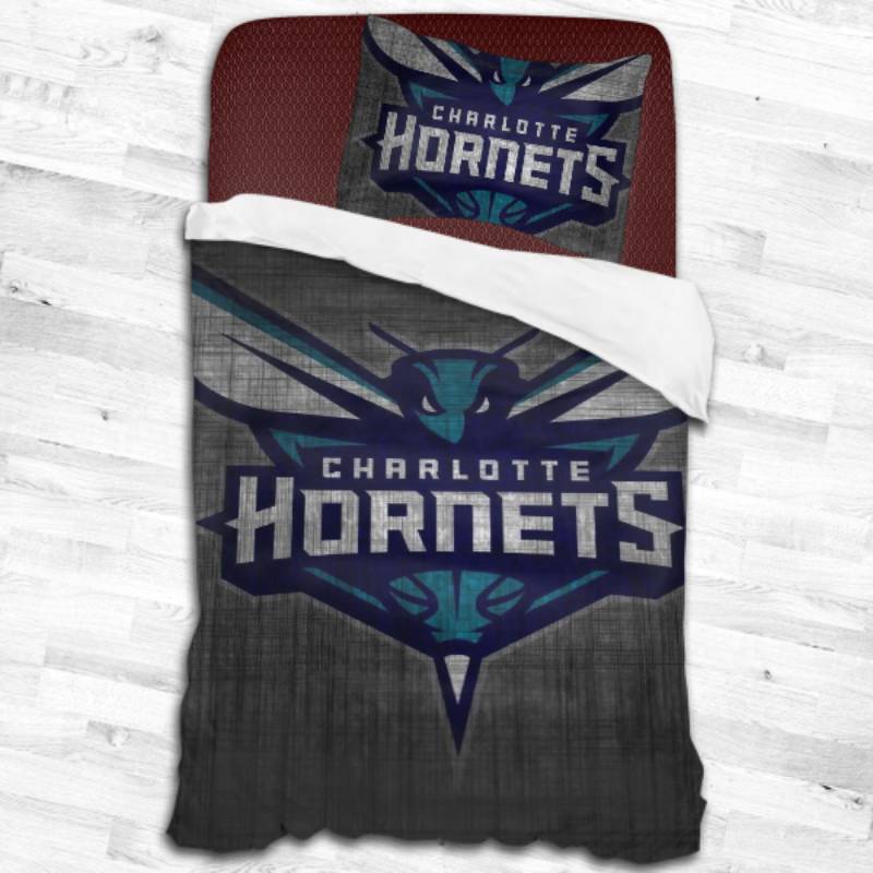 Nba Charlotte Hornets Logo Type 1633 Bedding Sets Sporty Bedroom Home Decor