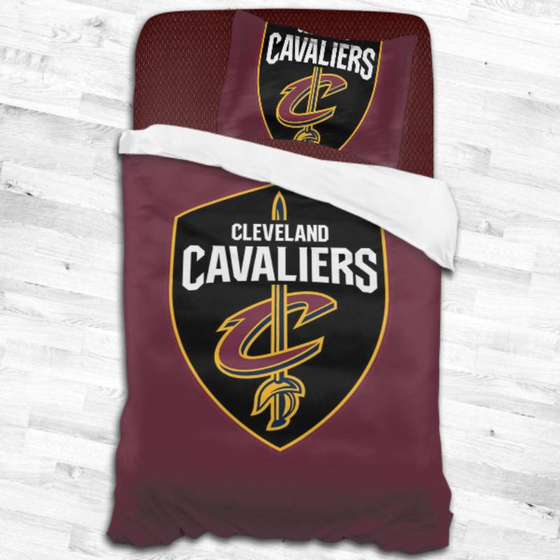 Nba Cleveland Cavaliers Logo Type 1636 Bedding Sets Sporty Bedroom Home Decor