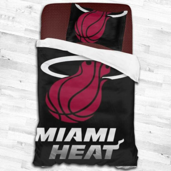 Nba Miami Heat Logo Type 1641 Bedding Sets Sporty Bedroom Home Decor