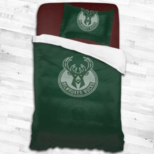 Nba Milwaukee Bucks Logo Type 1647 Bedding Sets Sporty Bedroom Home Decor