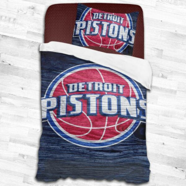 Detroit Pistons Logo Type 1678 Bedding Sets Sporty Bedroom Home Decor