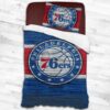 Nba Philadelphia 76Ers Logo Type 1704 Bedding Sets Sporty Bedroom Home Decor