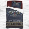 New Orleans Pelicans Logo Type 1721 Bedding Sets Sporty Bedroom Home Decor