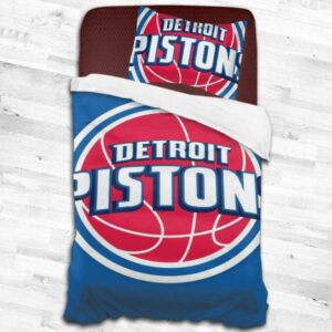 Detroit Pistons Logo Type 1741 Bedding Sets Sporty Bedroom Home Decor