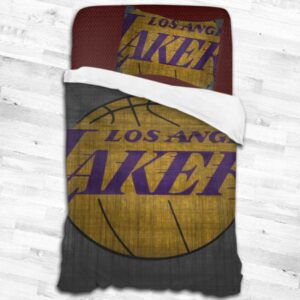 Los Angeles Lakers Logo Type 1745 Bedding Sets Sporty Bedroom Home Decor