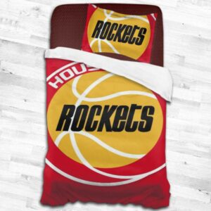 Houston Rockets Logo Type 1748 Bedding Sets Sporty Bedroom Home Decor