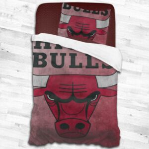 Nba Chicago Bulls Logo Type 1754 Bedding Sets Sporty Bedroom Home Decor