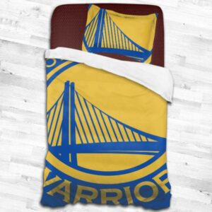 Nba Golden State Warriors Logo Type 1758 Bedding Sets Sporty Bedroom Home Decor