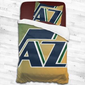 Nba Utah Jazz Logo Type 1770 Bedding Sets Sporty Bedroom Home Decor