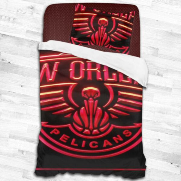 Nba New Orleans Pelicans Logo Type 1773 Bedding Sets Sporty Bedroom Home Decor