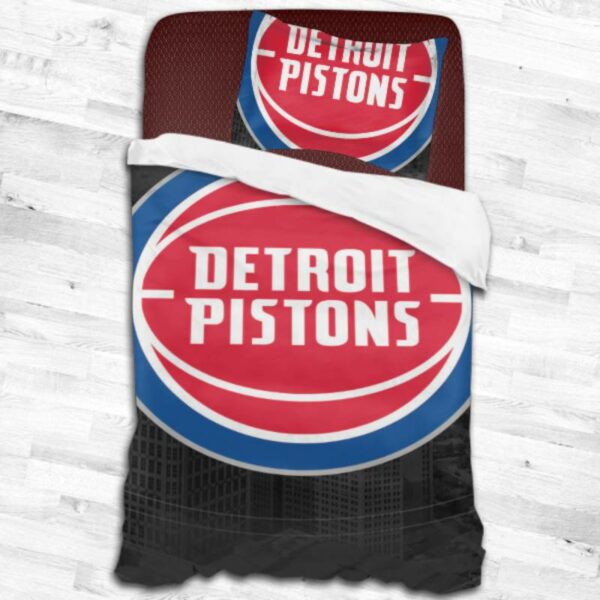 Detroit Pistons Logo Type 1799 Bedding Sets Sporty Bedroom Home Decor