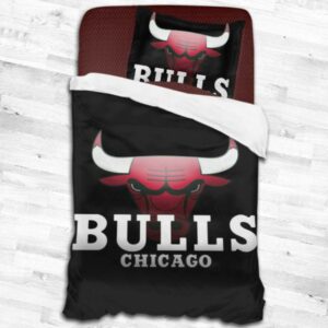 Chicago Bulls Logo Type 1852 Bedding Sets Sporty Bedroom Home Decor