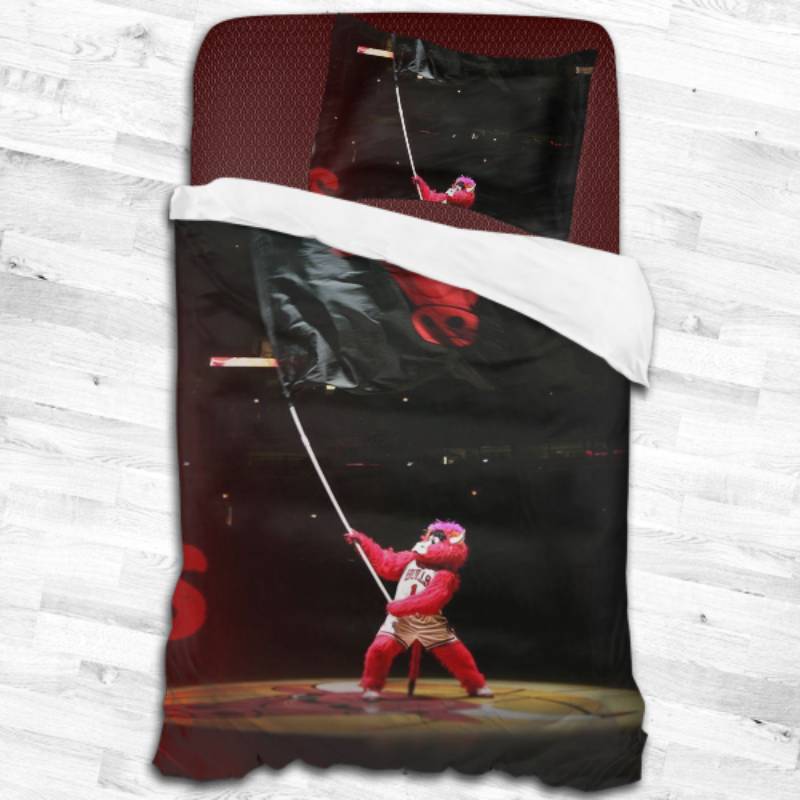 Chicago Bulls Logo Type 1853 Bedding Sets Sporty Bedroom Home Decor