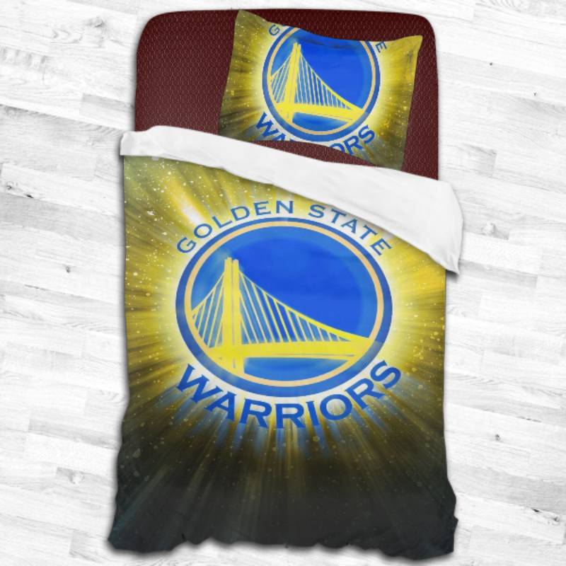 Golden State Warriors Logo Type 1861 Bedding Sets Sporty Bedroom Home Decor