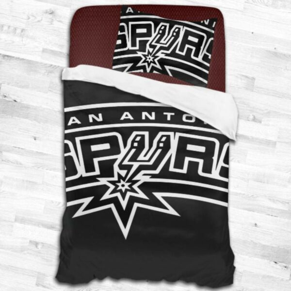 Nba San Antonio Spurs Logo Type 1907 Bedding Sets Sporty Bedroom Home Decor