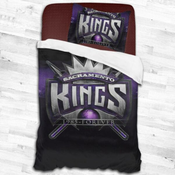 Sacramento Kings Logo Type 1919 Bedding Sets Sporty Bedroom Home Decor