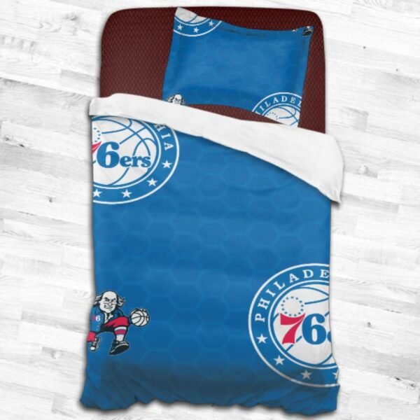 Philadelphia 76Ers Logo Type 1923 Bedding Sets Sporty Bedroom Home Decor