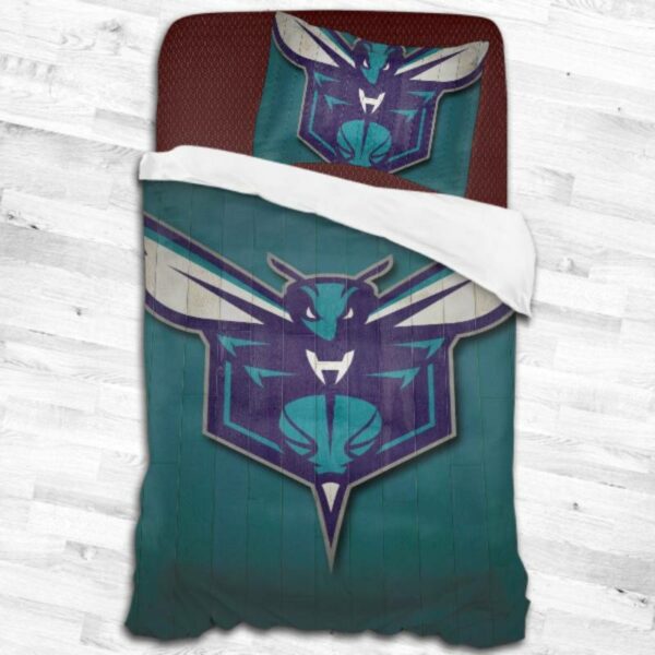 Charlotte Hornets Logo Type 1934 Bedding Sets Sporty Bedroom Home Decor