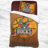 Milwaukee Bucks Logo Type 1950 Bedding Sets Sporty Bedroom Home Decor