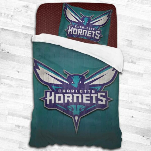 Nba Charlotte Hornets Logo Type 1958 Bedding Sets Sporty Bedroom Home Decor