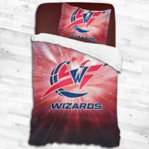 Washington Wizards Logo Type 1984 Bedding Sets Sporty Bedroom Home Decor