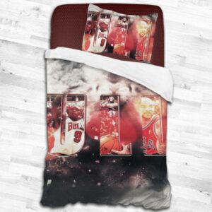 Chicago Bulls Logo Type 2000 Bedding Sets Sporty Bedroom Home Decor