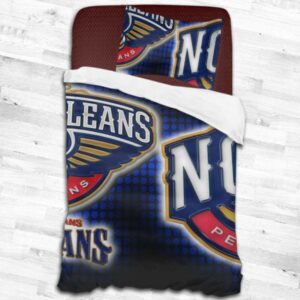 Nba New Orleans Pelicans Logo Type 2038 Bedding Sets Sporty Bedroom Home Decor