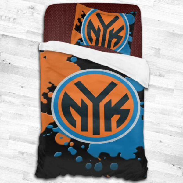 Nba New York Knicks Logo Type 2042 Bedding Sets Sporty Bedroom Home Decor