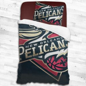 New Orleans Pelicans Logo Type 2052 Bedding Sets Sporty Bedroom Home Decor