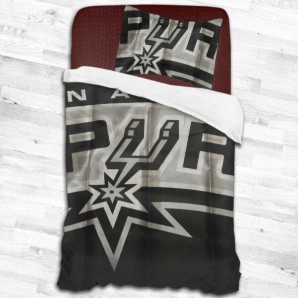 Nba San Antonio Spurs Logo Type 2053 Bedding Sets Sporty Bedroom Home Decor