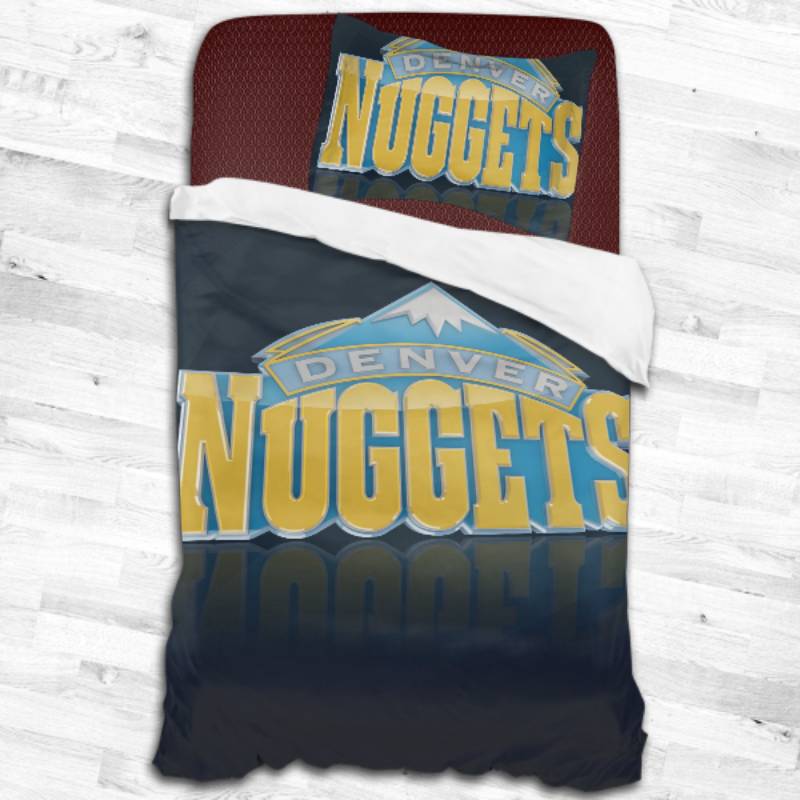 Denver Nuggets Logo Type 2065 Bedding Sets Sporty Bedroom Home Decor