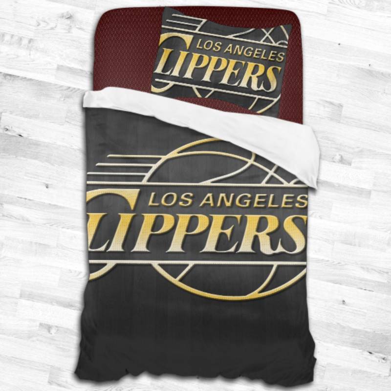 La Clippers Logo Type 2076 Bedding Sets Sporty Bedroom Home Decor