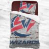 Washington Wizards Logo Type 2116 Bedding Sets Sporty Bedroom Home Decor