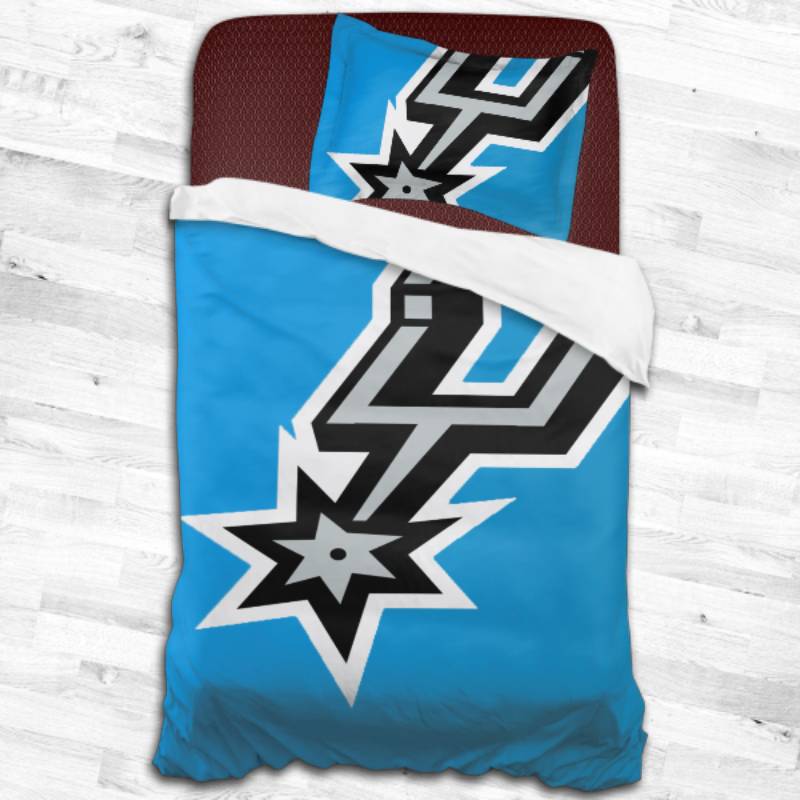 Nba San Antonio Spurs Logo Type 2120 Bedding Sets Sporty Bedroom Home Decor