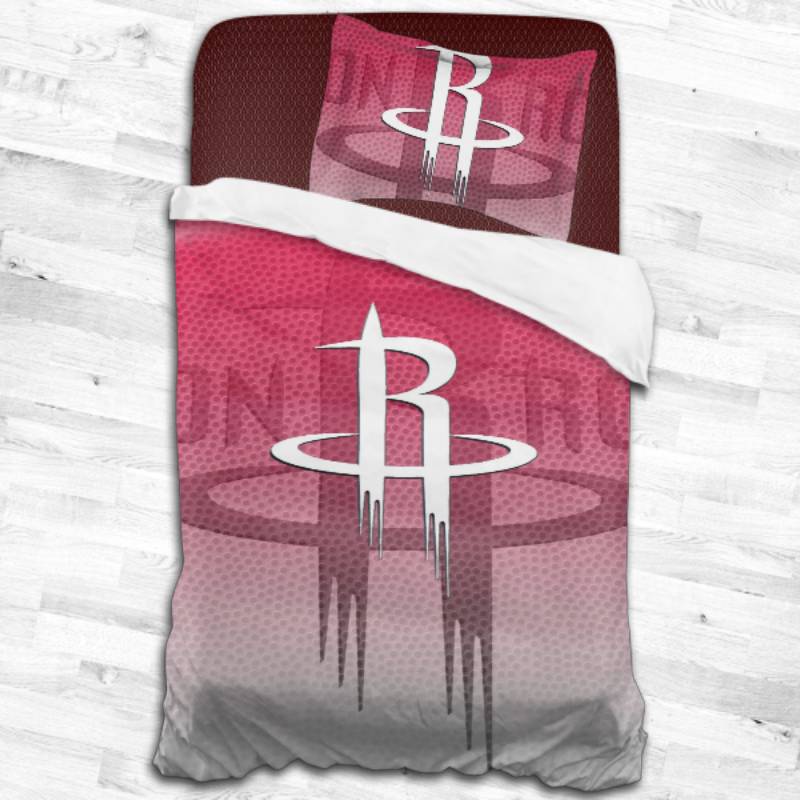 Houston Rockets Logo Type 2128 Bedding Sets Sporty Bedroom Home Decor