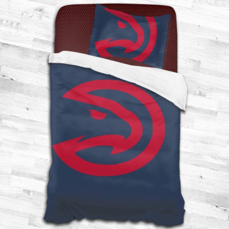 Atlanta Hawks Logo Type 2136 Bedding Sets Sporty Bedroom Home Decor