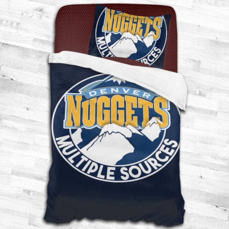 Denver Nuggets Logo Type 2139 Bedding Sets Sporty Bedroom Home Decor