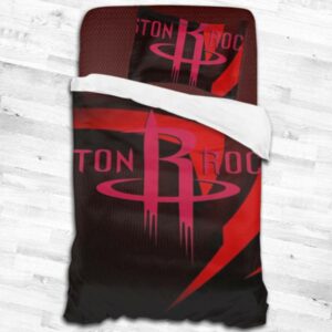 Nba Houston Rockets Logo Type 2149 Bedding Sets Sporty Bedroom Home Decor