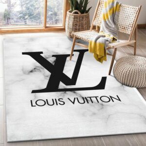 Louis Vuitton Area Christmas Luxury Fashion Brand Rug Area Carpet Door Mat Home Decor