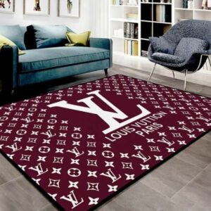 Louis Vuitton Area Luxury Fashion Brand Rug Area Carpet Door Mat Home Decor