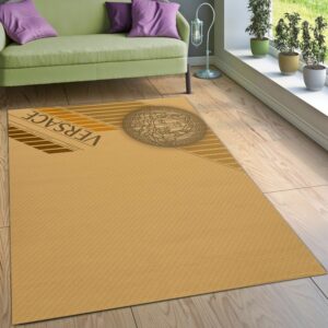 Versace V Area Luxury Fashion Brand Rug Area Carpet Door Mat Home Decor