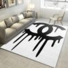 Chanel Ver Art And Bed Luxury Fashion Brand Rug Home Decor Door Mat Area Carpet