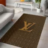 Louis Vuitton Luxury Fashion Brand Rug Area Carpet Door Mat Home Decor